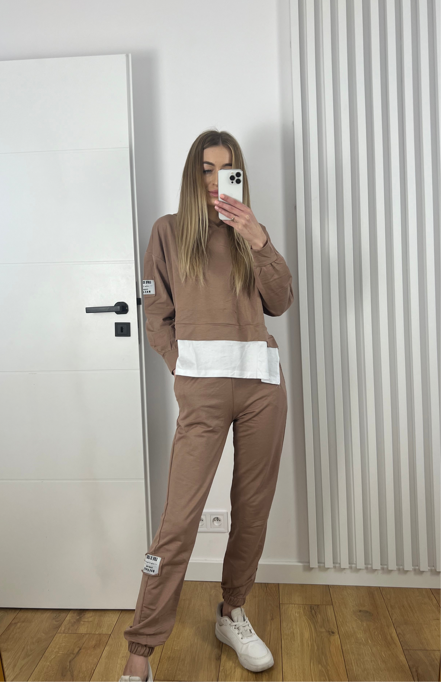 Dres bawełniany cappuccino