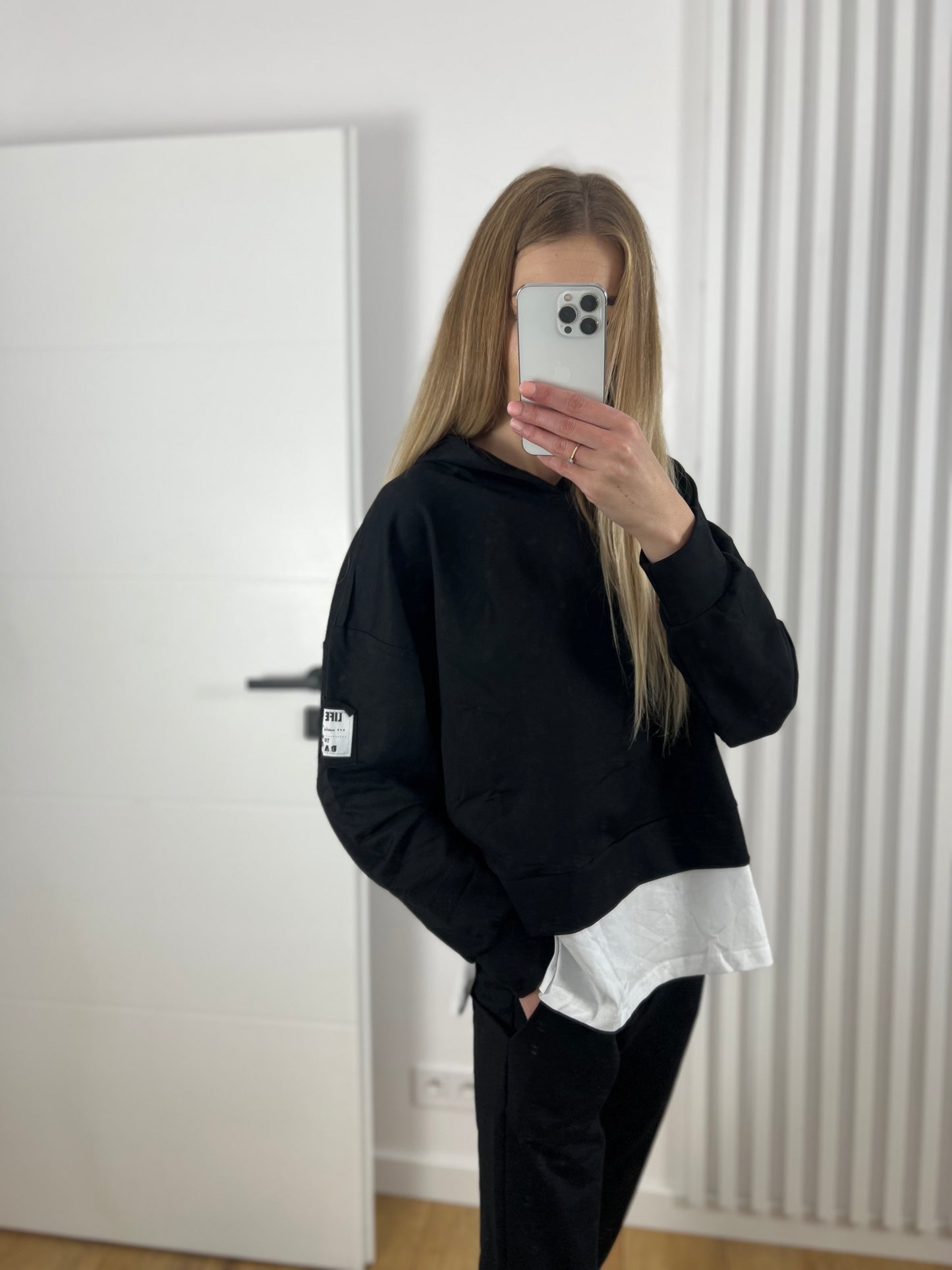 Dres bawełniany czarny