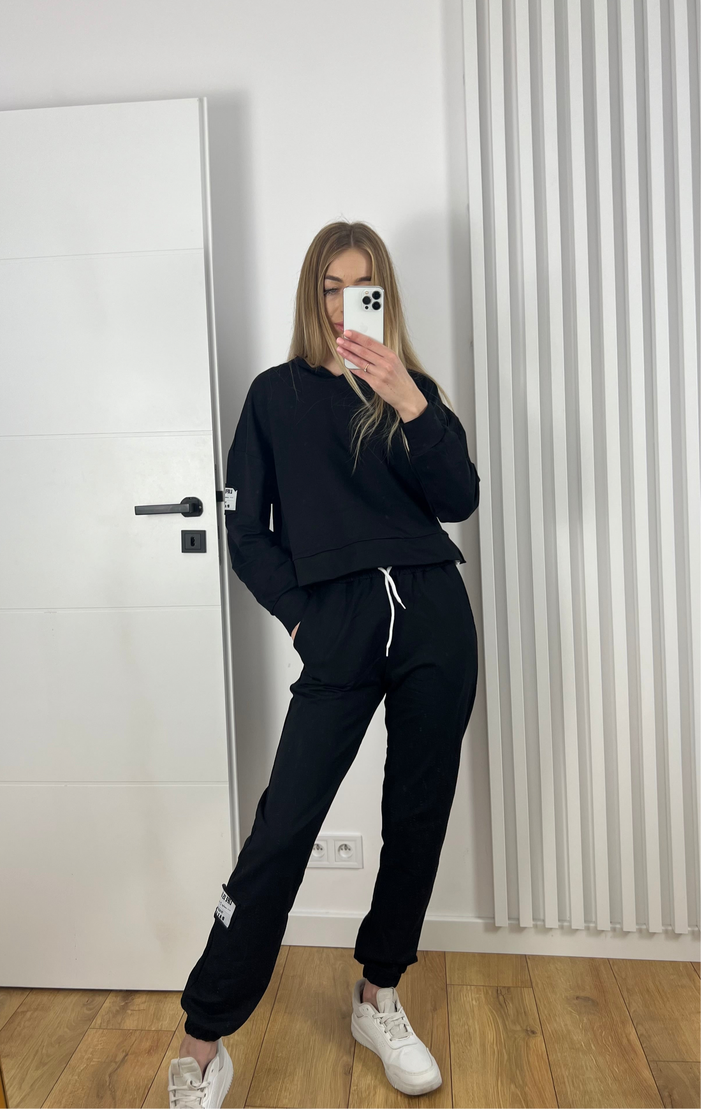 Dres bawełniany czarny