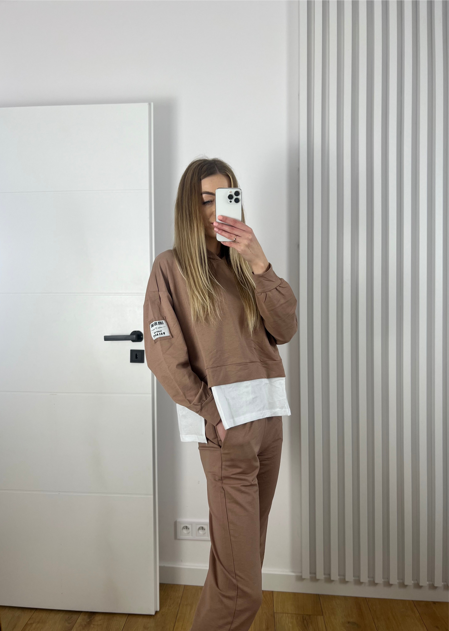 Dres bawełniany cappuccino