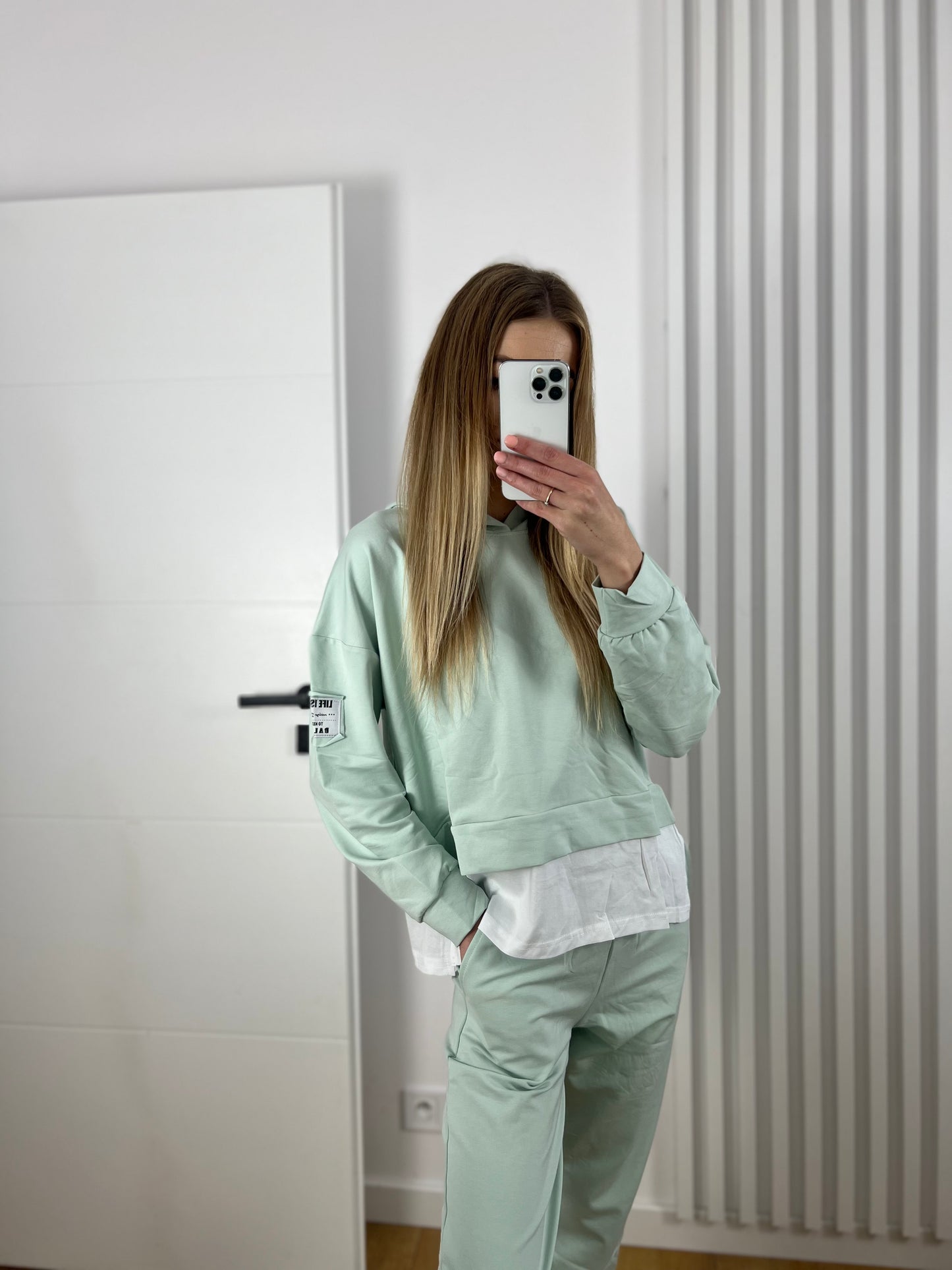 Dres bawełniany mięta