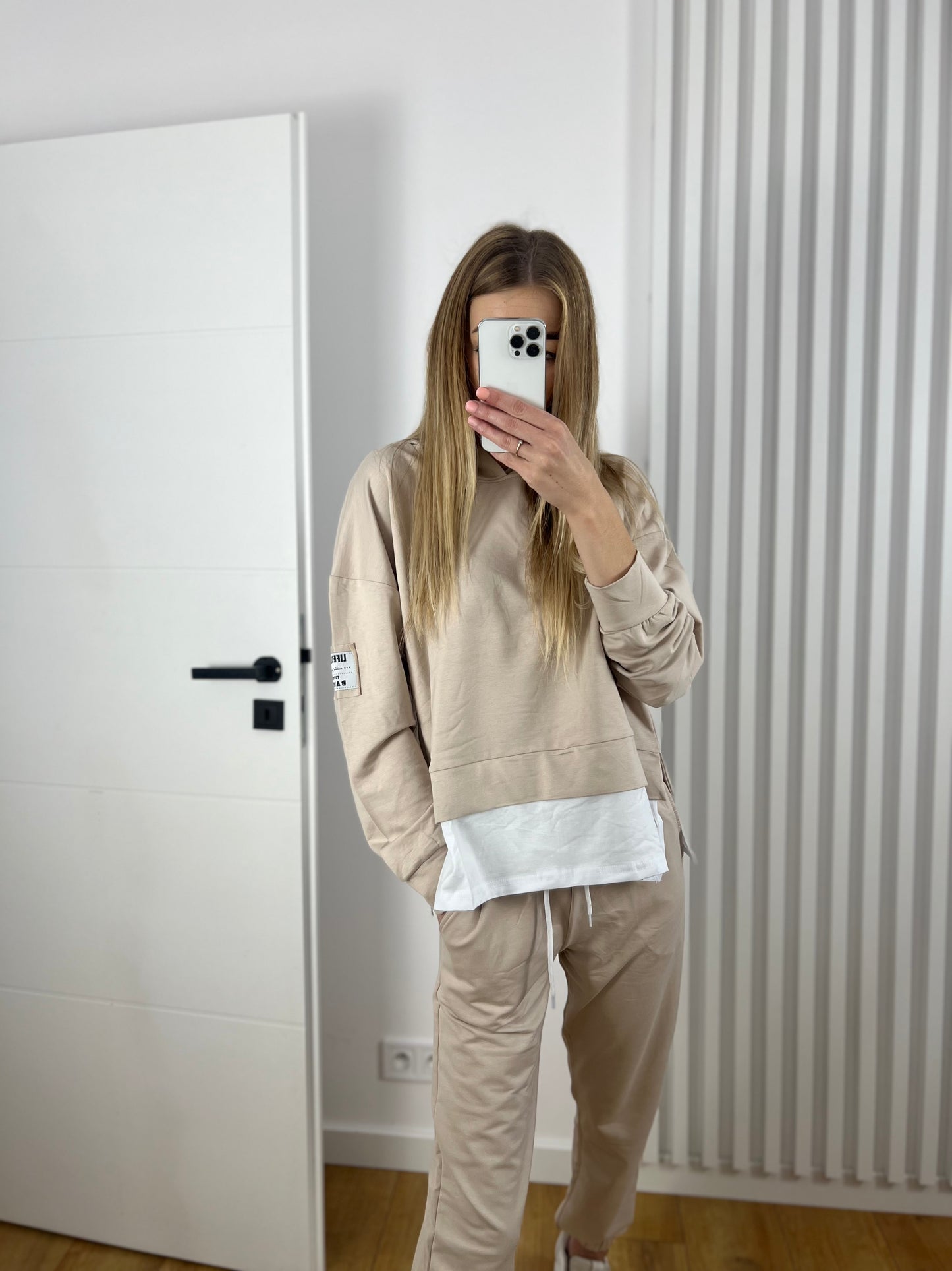 Dres bawełniany beż